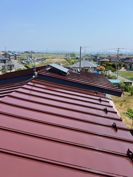 登米市　S様邸　屋根塗装